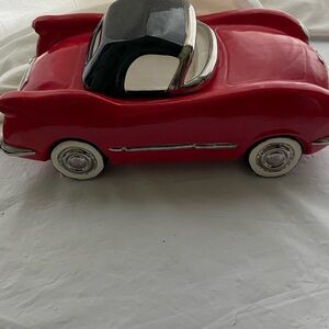 Expressive Designs Sleek Red and Black Cookie Jar